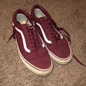 Maroon Old-Skool Vans